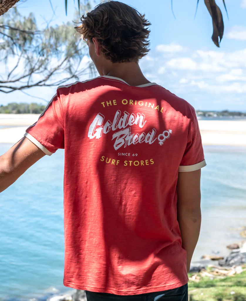 Break Ringer Tee | Wash Red