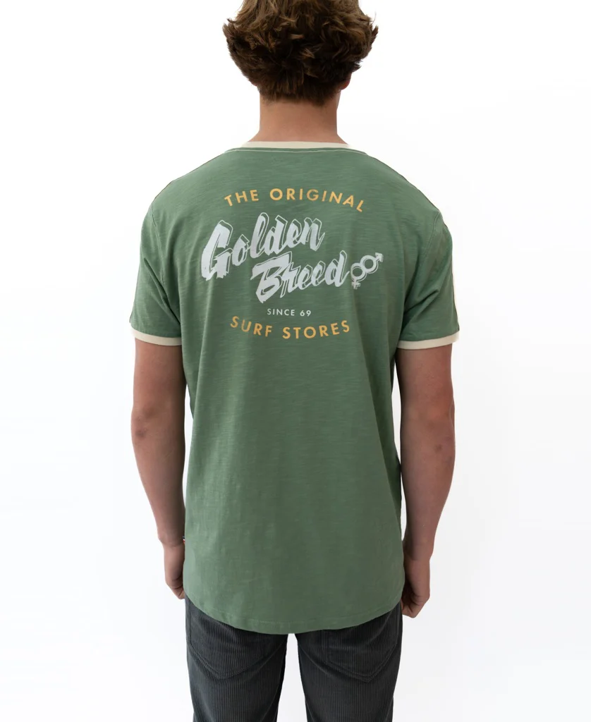 Break Ringer Tee | Leaf Green - Image 5