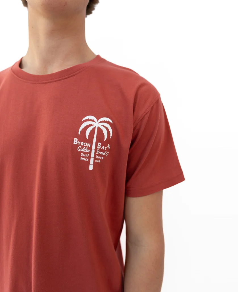 Byron Palm Loco Tee | True Red - Image 4