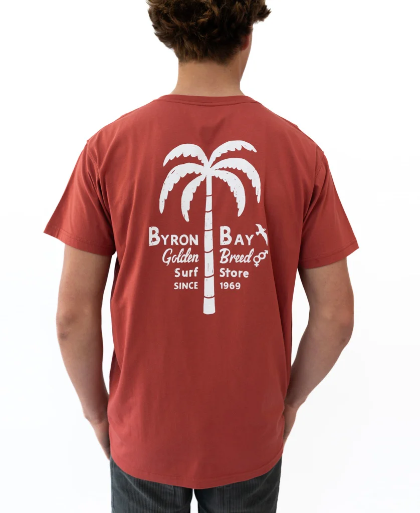 Byron Palm Loco Tee | True Red - Image 5