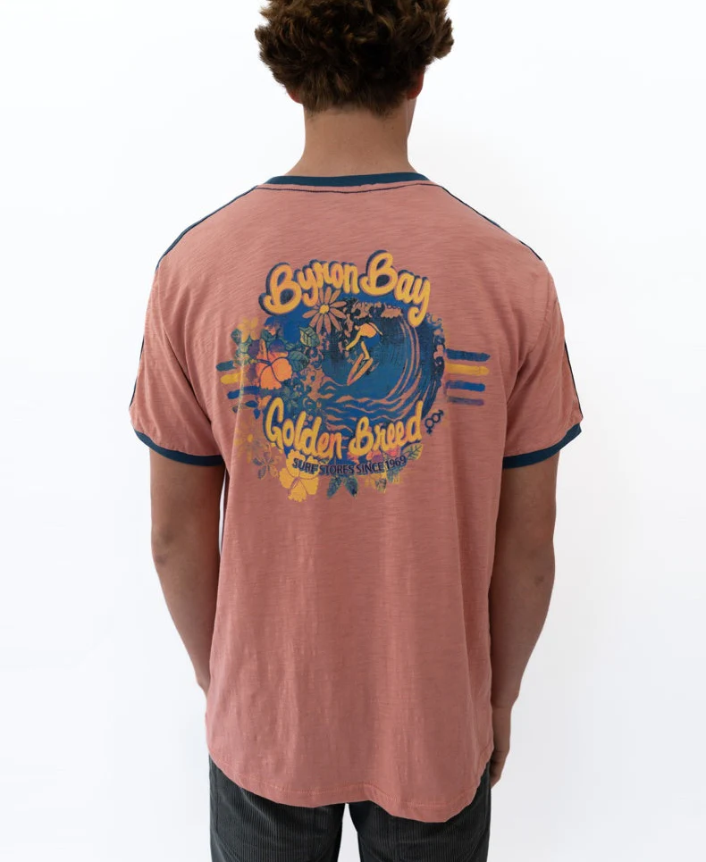 Byron Tropical Tee | Rose - Image 4