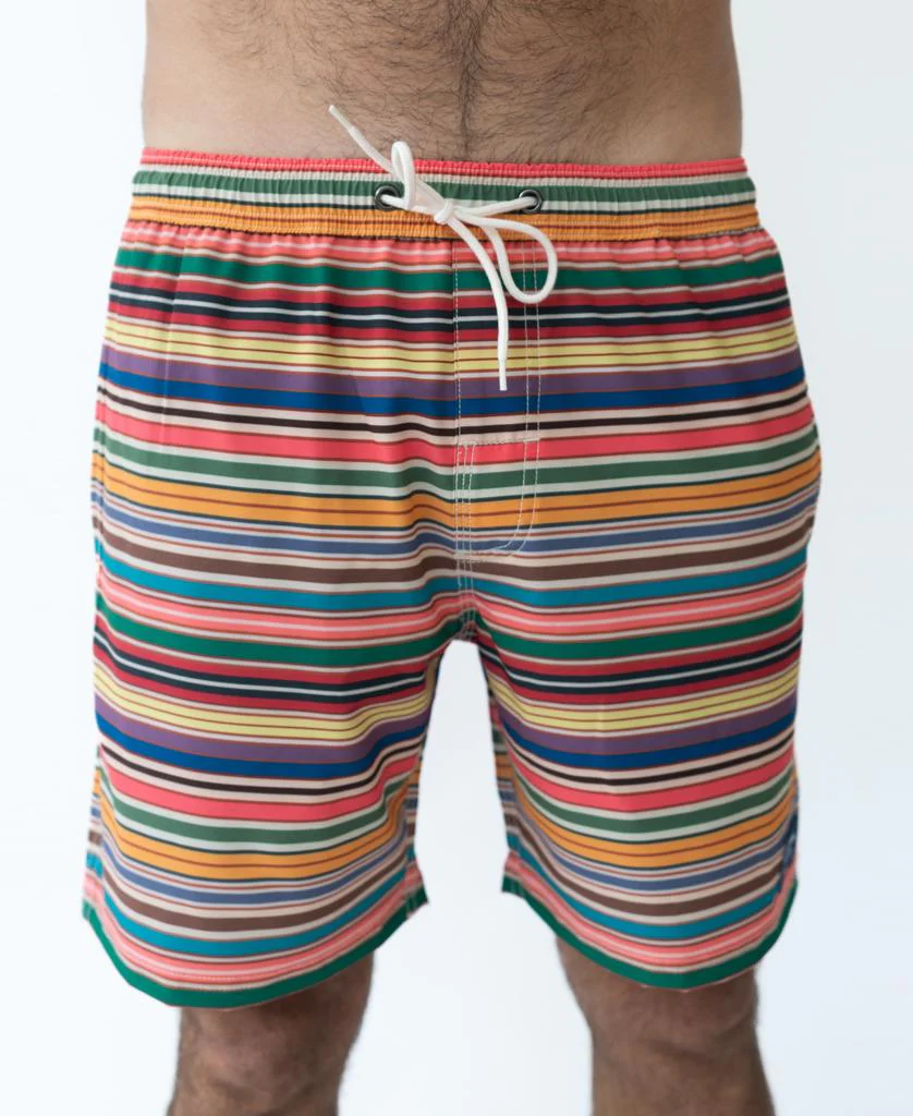 Daze Elastic Waist Boardshort | Stripe - Image 4