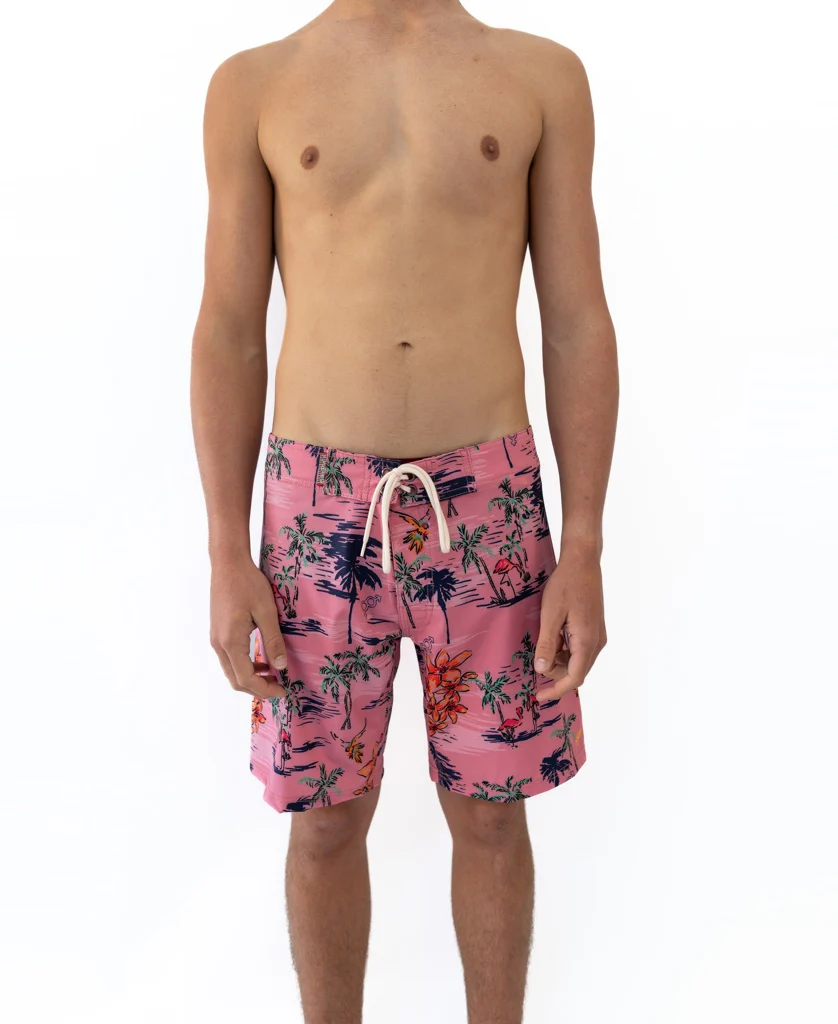 Flamingos Boardshort | Rose - Image 5