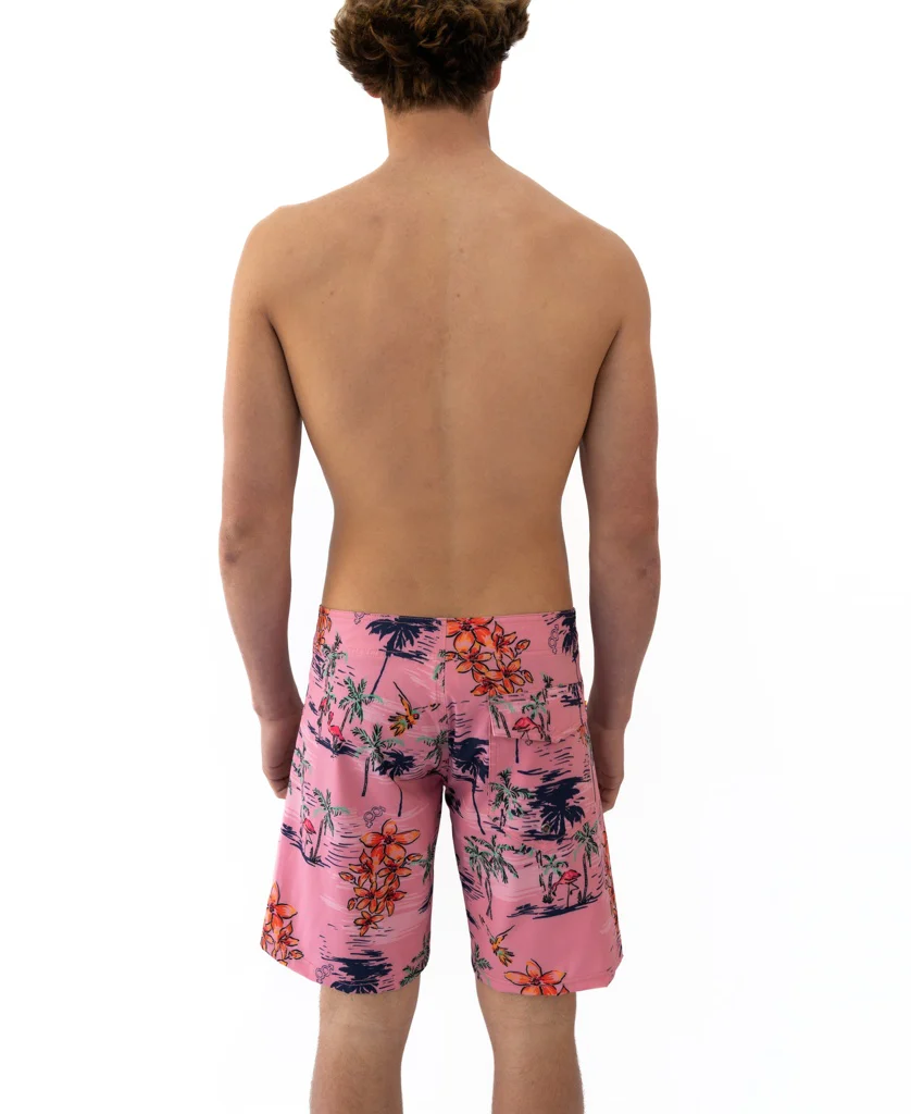 Flamingos Boardshort | Rose - Image 6