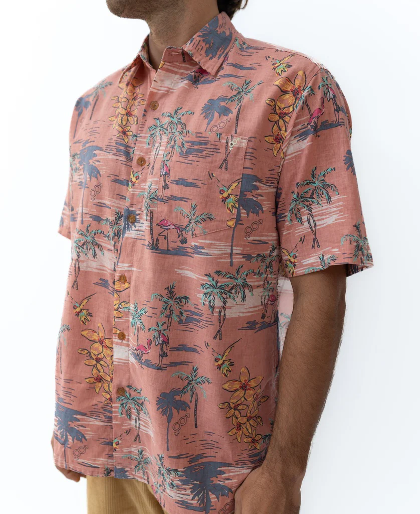 Flamingos Shirt | Rose - Image 5
