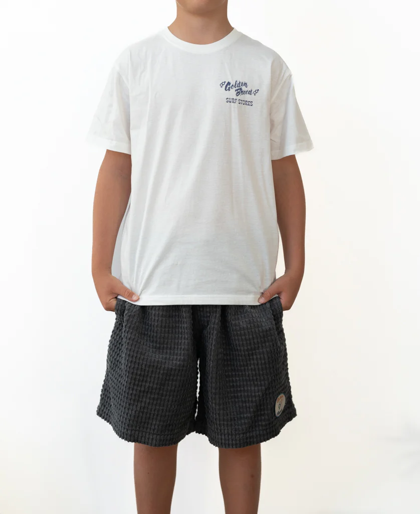 Flinders Smurf Kids Tee | Off White - Image 4