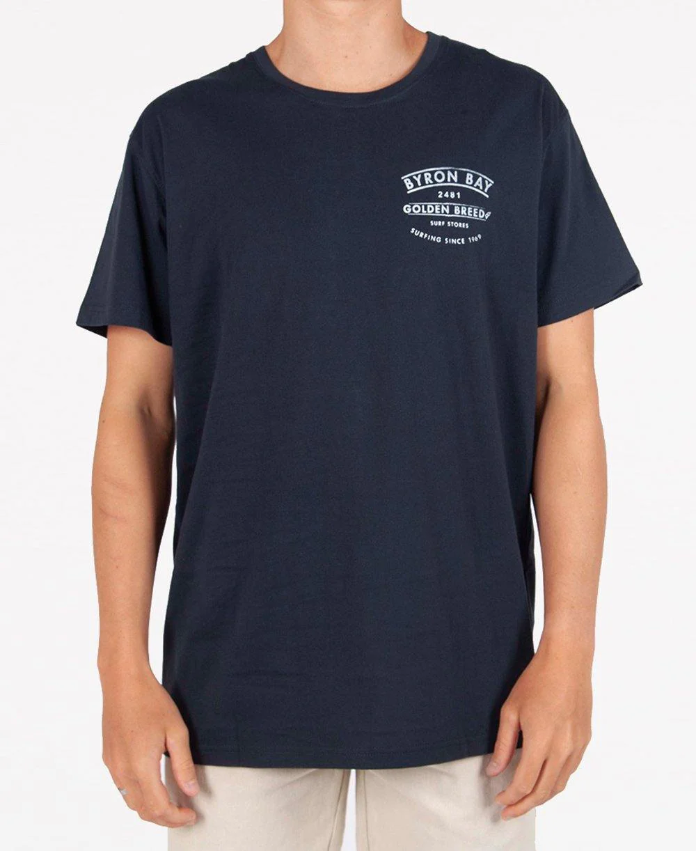 Byron Boards Tee | Navy - Image 4