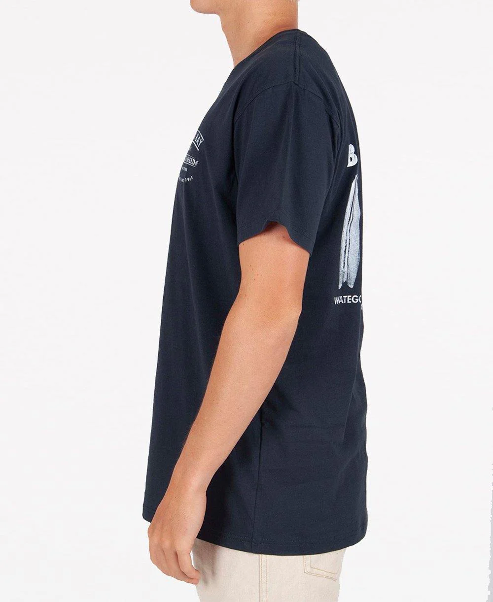 Byron Boards Tee | Navy - Image 5