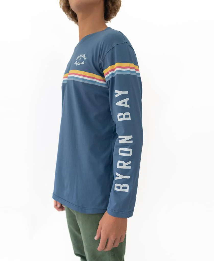 Byron Cali LS Tee | Blue - Image 3