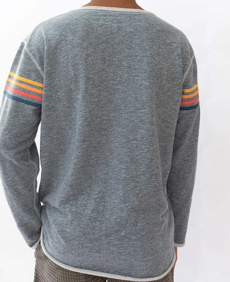 Long Island Rag Top | Navy Marle Stripe - Image 4