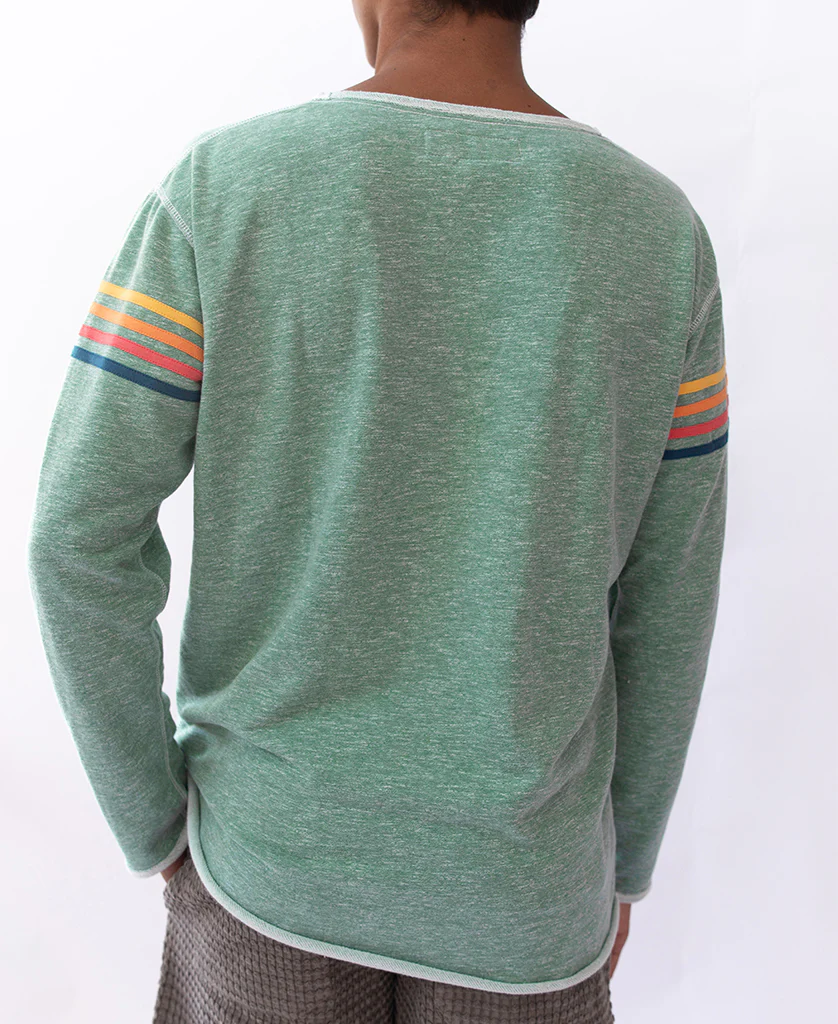Long Island Rag Top | Green Marle Stripe - Image 5