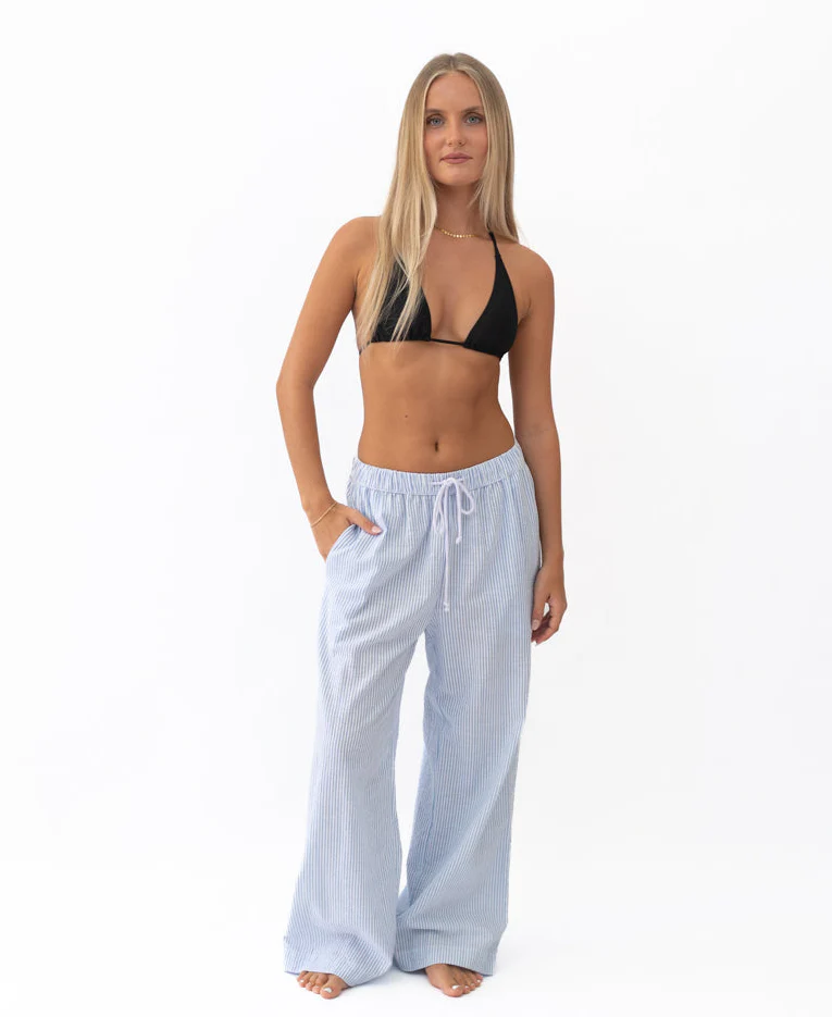 Gigi Linen Pant | Stripe - Image 3