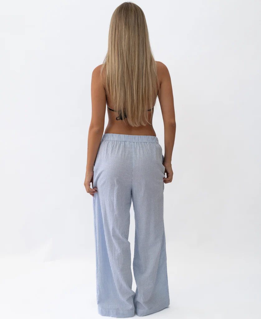 Gigi Linen Pant | Stripe - Image 5