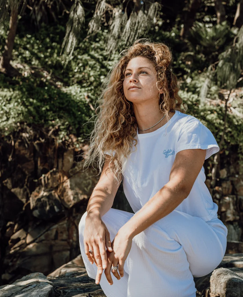 Hattie Crop Tee | White - Image 3