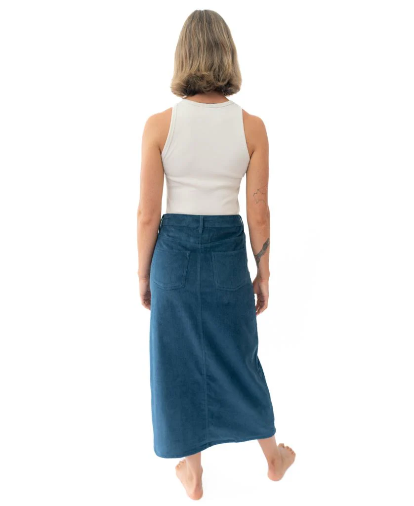 Nellie Maxi Skirt | Petrol - Image 4