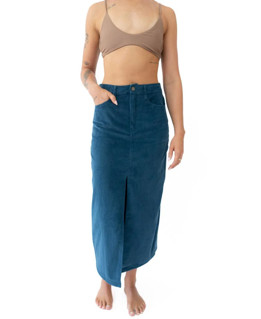 Nellie Maxi Skirt | Petrol - Image 5