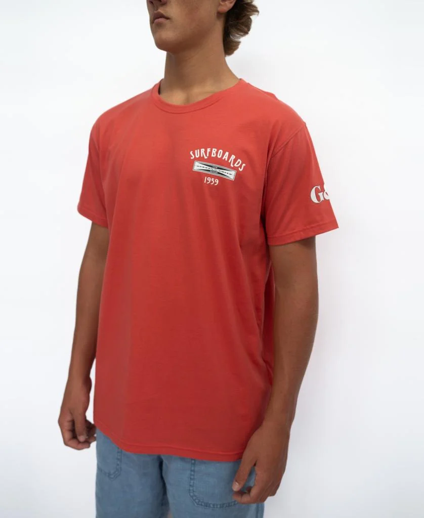 G&S Surfboards Tee | Wash Red - Image 5