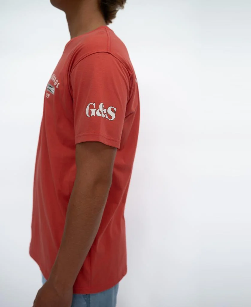G&S Surfboards Tee | Wash Red - Image 6