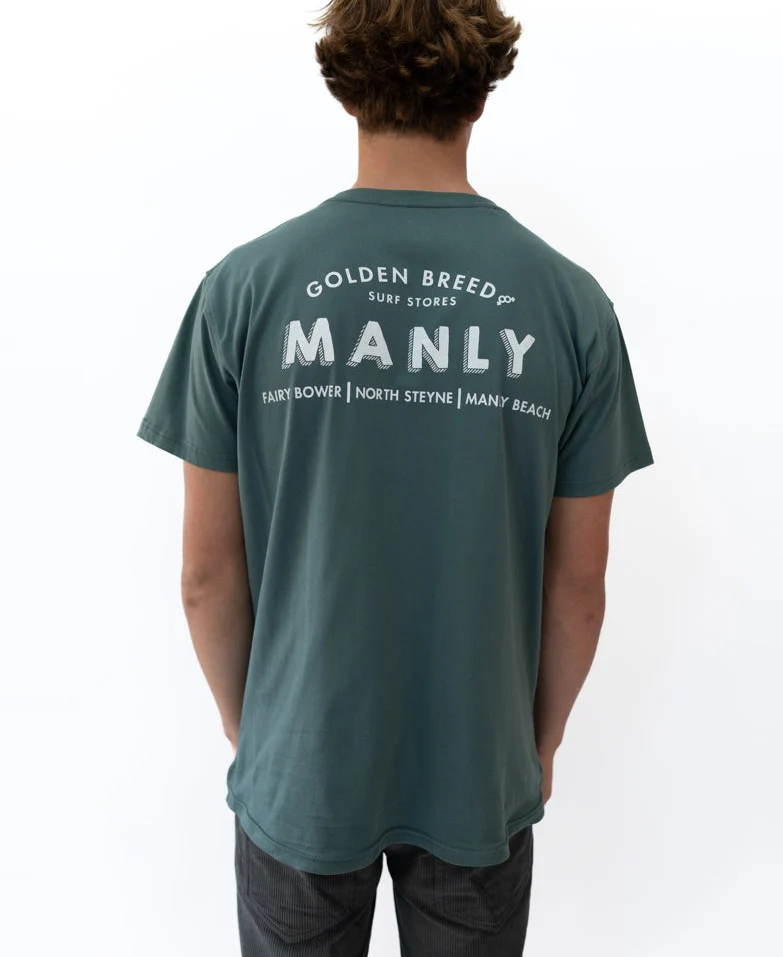 Manly Old School Tee | Fern - Image 5