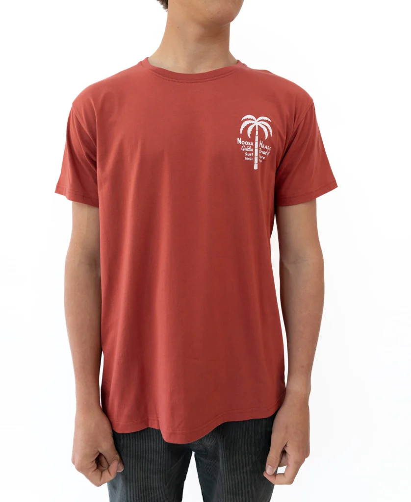 Noosa Palm Loco Tee | True Red - Image 3