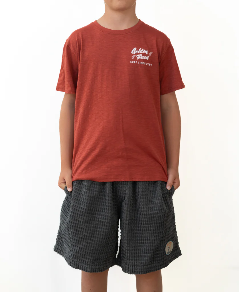 Noosa Stoked Kombi Kids Tee | True Red - Image 3