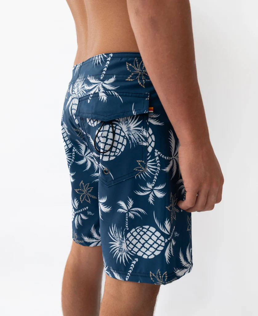 Pine Palm Boardshort | Vintage Navy - Image 7