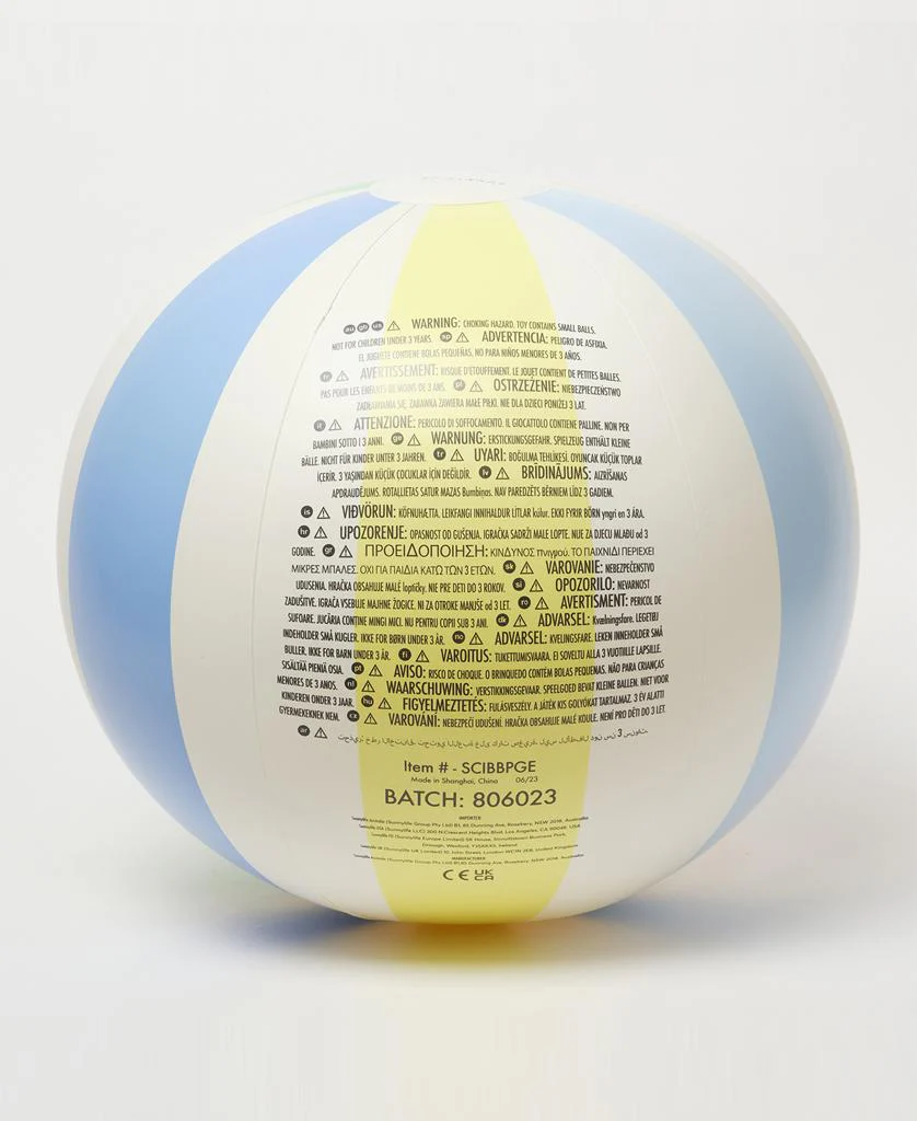 Pool Side Inflatable Beach Ball | Pastel Gelato - Image 3