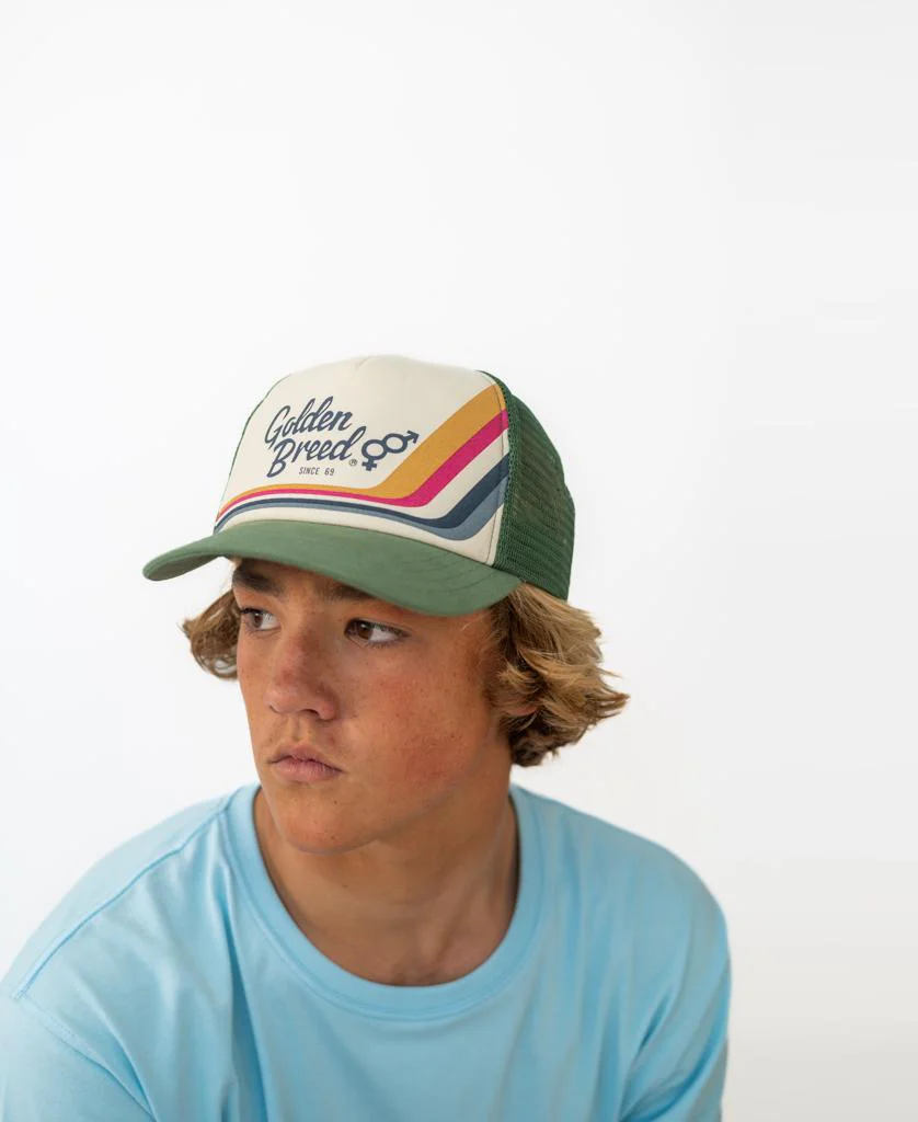 Retro Trucker Cap | Khaki - Image 3